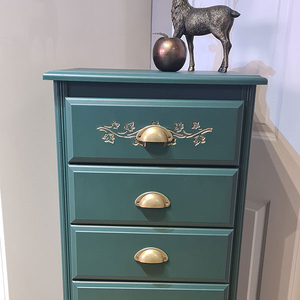 blue sideboard